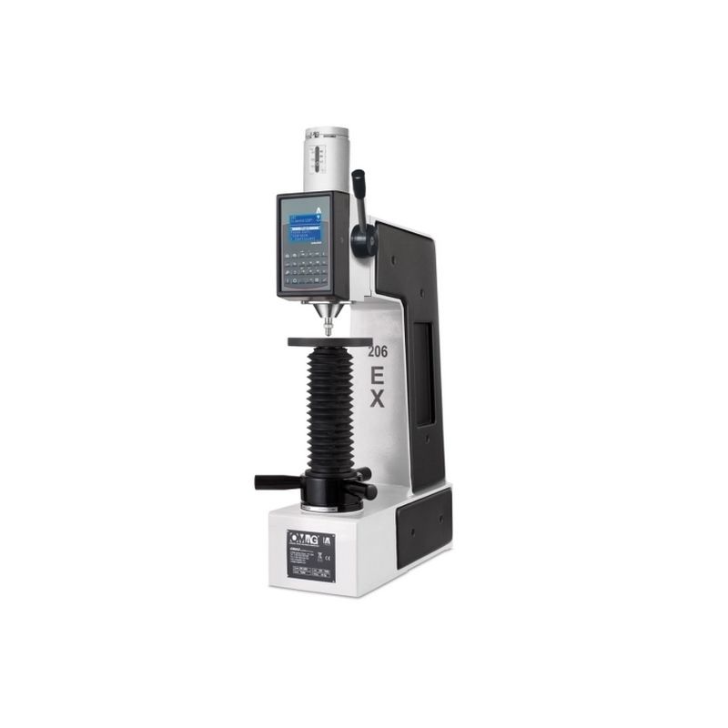 Semi-automatic hardness tester for hardness determination methods according to Rockwell, 206 EX